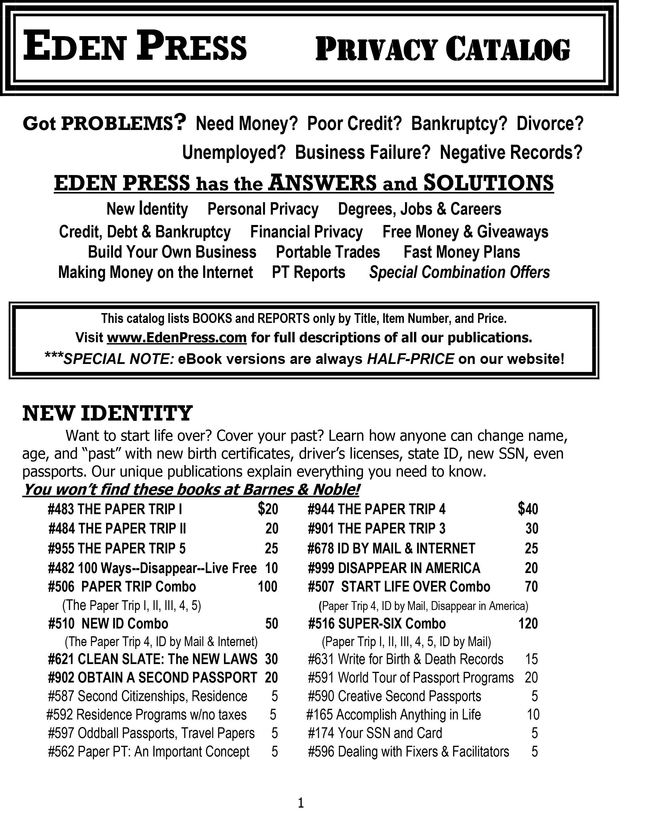 Catalog