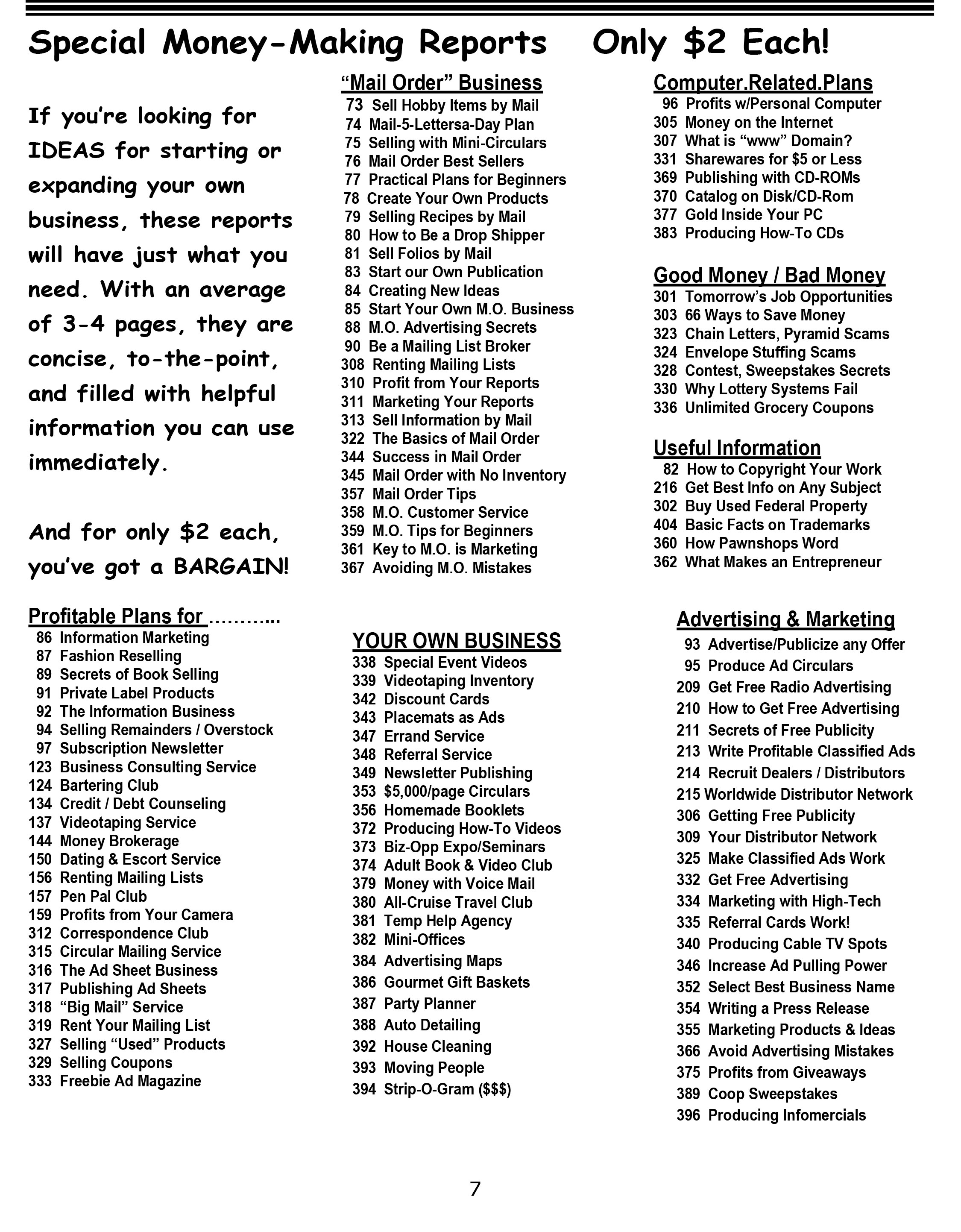 Catalog
