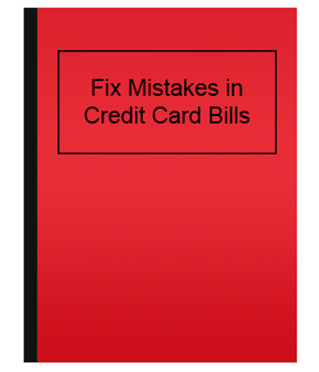 Fix Mistakes in Credit Card Bills