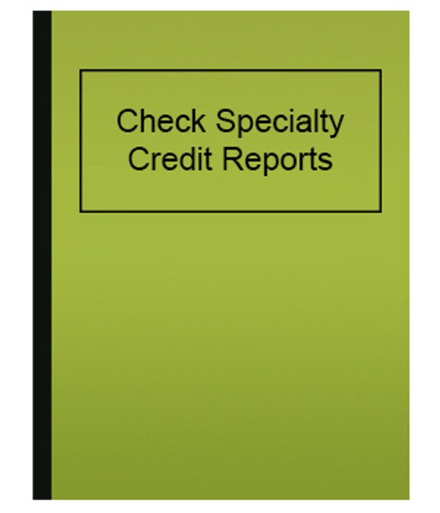 Check Specialty Credit Reports