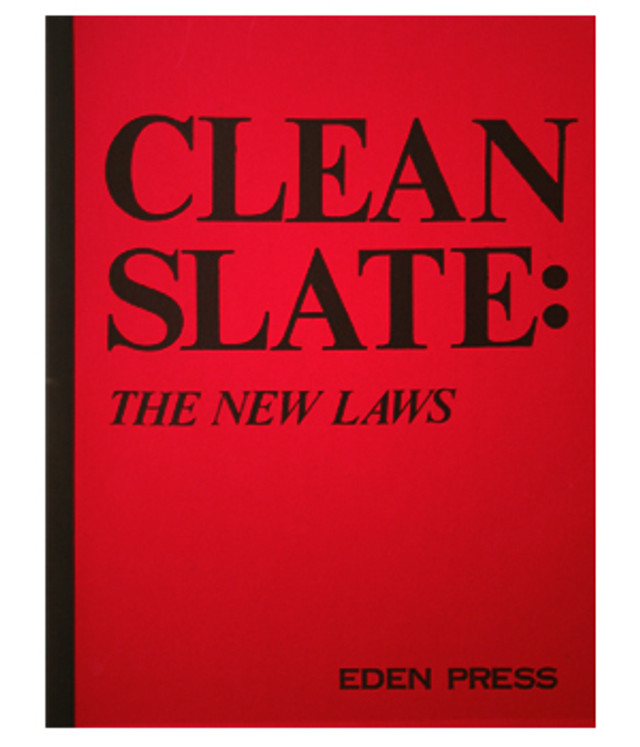 Clean Slate: The New Laws